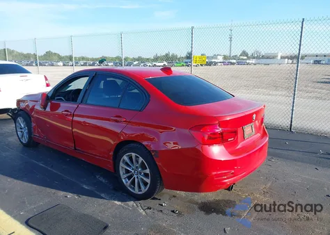 2017 BMW 320I из США, поврежденный, VIN WBA8E1G38HNU16223